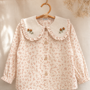 Camisa Cuello Bordado Autumn