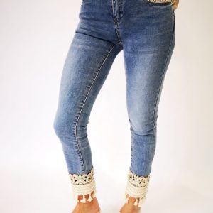 Jeans bordado