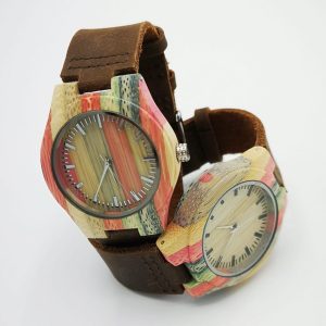 Reloj caja madera