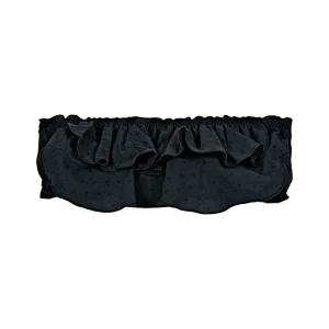 Bandeau con volantes Plumetti Black