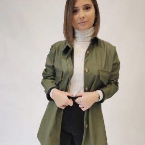 Chaqueta cuero sintético