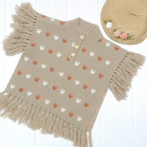 Poncho tejido Dallas