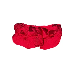 Bandeau con volantes rojo