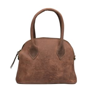 Bolsa Ceuta Crazy Grabado Miel Café