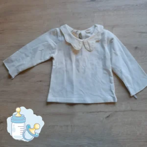 CAMISETA BLANCA BEBE