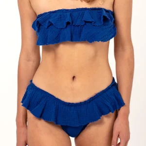 Bandeau Volantes Bambula Blue