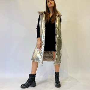 Chaleco Reversible con Capucha