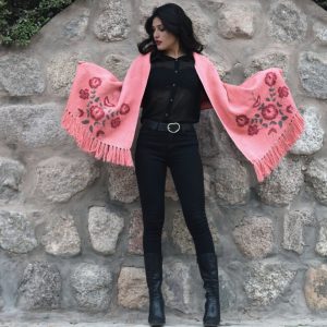 CHAL DE OVEJA CB006 BORDADO – DISPONIBLE