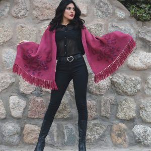 CHAL DE OVEJA CB007 BORDADO – DISPONIBLE