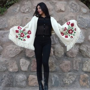 CHAL DE OVEJA CB008 BORDADO – DISPONIBLE