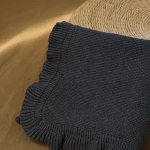 Manta Tricot Antracita