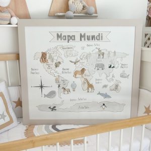 Cuadro XXL Mapamundi
