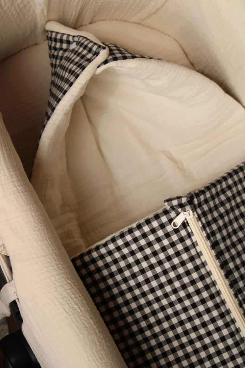 Saco Capazo Vichy Classic + Gasa Cruda - Imagen 8