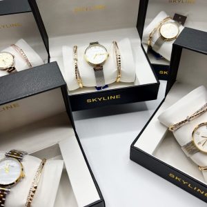 Conjunto Reloj + 2 Brazaletes