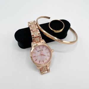 Conjunto reloj+pulsera+anillo