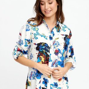 Blusa Camisa Estampada