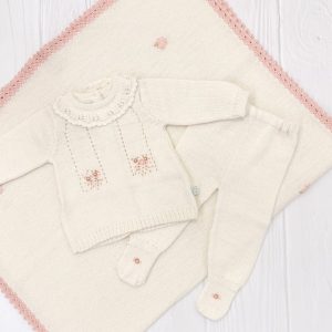 Conjunto tejido Alpaca Ramillete