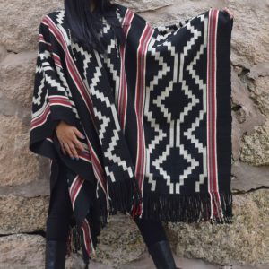PONCHO ATADO A511 – UN PAÑO -TRAMA Y URDIMBRE FINA – SOLO POR PEDIDO