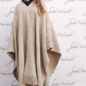PONCHO DE LLAMA L313 GRUESO- SOLO POR PEDIDO