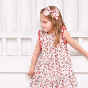 Vestido Andalucía Flores Rojas