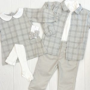Camisa Cuadrille Gris