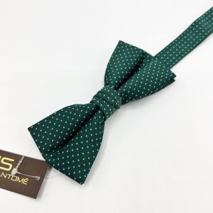 Pajarita Jacquard topitos