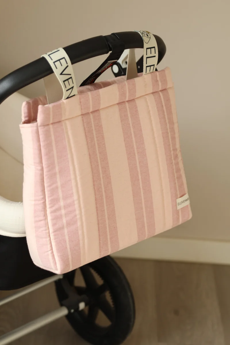 Bolso Big Stripe XL Rosa - Imagen 5