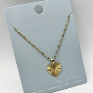 Collar Acero Corazón