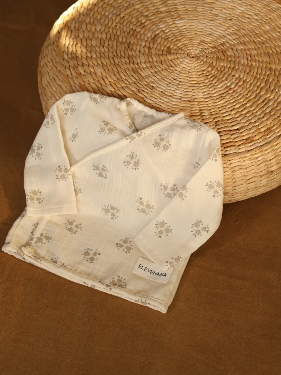 Conjunto Camisa Cruzada + Polainas Gasa SIA Gris - Imagen 7
