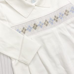 Enterito PIMA Smock Fondo Blanco