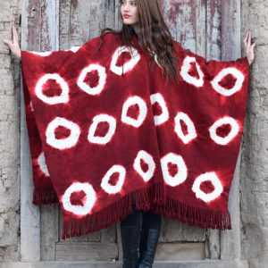 PONCHO DE ARGOLLAS G109 – UN PAÑO – TRAMA Y URDIMBRE FINA – SOLO POR PEDIDO