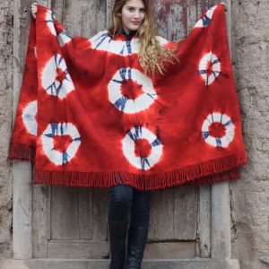 PONCHO DE ARGOLLAS G120 – UN PAÑO – TRAMA Y URDIMBRE FINA – SOLO POR PEDIDO