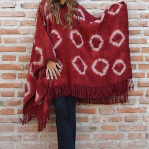 PONCHO DE ARGOLLAS G122 – UN PAÑO – TRAMA Y URDIMBRE FINA – SOLO POR PEDIDO