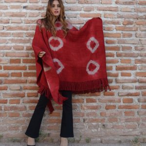 PONCHO DE ARGOLLAS G123 – UN PAÑO – TRAMA Y URDIMBRE FINA – SOLO POR PEDIDO