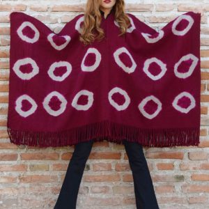 PONCHO DE ARGOLLAS G124 – UN PAÑO – TRAMA Y URDIMBRE FINA – SOLO POR PEDIDO