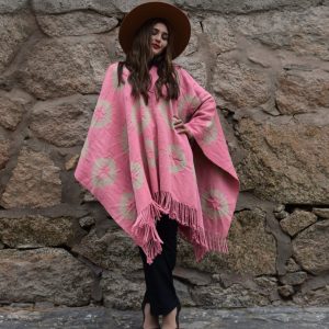 PONCHO DE ARGOLLAS G125 – UN PAÑO – TRAMA Y URDIMBRE FINA – SOLO POR PEDIDO