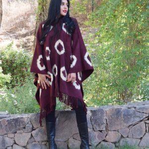 PONCHO DE ARGOLLAS G128 – UN PAÑO – TRAMA Y URDIMBRE FINA – SOLO POR PEDIDO
