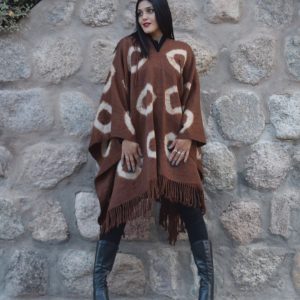PONCHO DE ARGOLLAS G625 – UN PAÑO – TRAMA Y URDIMBRE FINA – SOLO POR PEDIDO