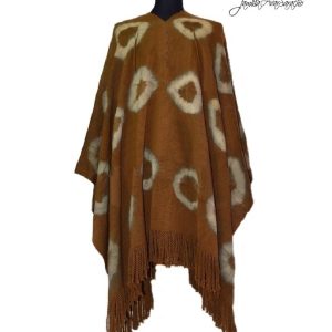 PONCHO DE ARGOLLAS G624 – UN PAÑO – TRAMA Y URDIMBRE FINA – SOLO POR PEDIDO