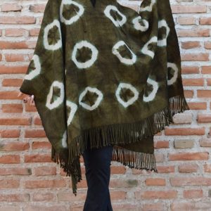 PONCHO DE ARGOLLAS G317 – UN PAÑO – TRAMA Y URDIMBRE FINA – SOLO POR PEDIDO