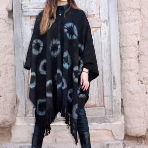 PONCHO DE ARGOLLAS G402 – UN PAÑO – TRAMA Y URDIMBRE FINA – SOLO POR PEDIDO