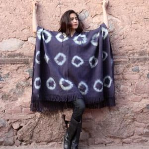 PONCHO DE ARGOLLAS G411 – UN PAÑO – TRAMA Y URDIMBRE FINA – SOLO POR PEDIDO