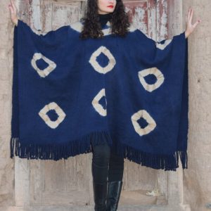 PONCHO DE ARGOLLAS G441 – UN PAÑO – TRAMA Y URDIMBRE FINA – SOLO POR PEDIDO