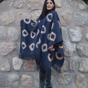 PONCHO DE ARGOLLAS G445 – UN PAÑO – TRAMA Y URDIMBRE FINA – SOLO POR PEDIDO