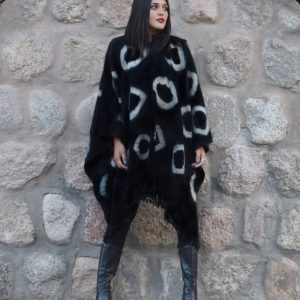 PONCHO DE ARGOLLAS G447 – UN PAÑO – TRAMA Y URDIMBRE FINA – SOLO POR PEDIDO