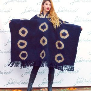 PONCHO DE ARGOLLAS G452 – UN PAÑO – TRAMA Y URDIMBRE FINA – SOLO POR PEDIDO
