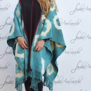 PONCHO DE ARGOLLAS G453 – UN PAÑO – TRAMA Y URDIMBRE FINA – SOLO POR PEDIDO
