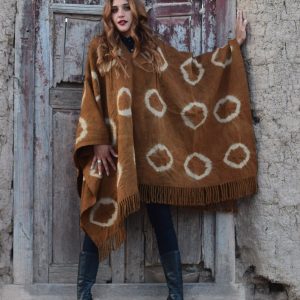 PONCHO DE ARGOLLAS G620 – UN PAÑO – TRAMA Y URDIMBRE FINA – SOLO POR PEDIDO