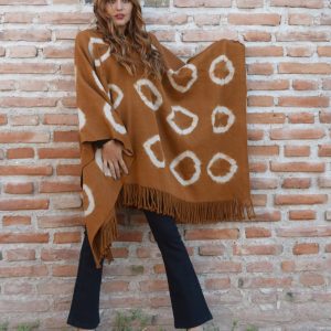 PONCHO DE ARGOLLAS G621 – UN PAÑO – TRAMA Y URDIMBRE FINA – SOLO POR PEDIDO