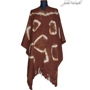 PONCHO DE ARGOLLAS G623 – UN PAÑO – TRAMA Y URDIMBRE FINA – DISPONIBLE